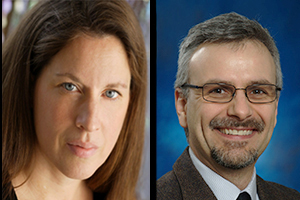 Playwright Hoke and SVSU’s Rzeszutek for theatre production 'Safe'